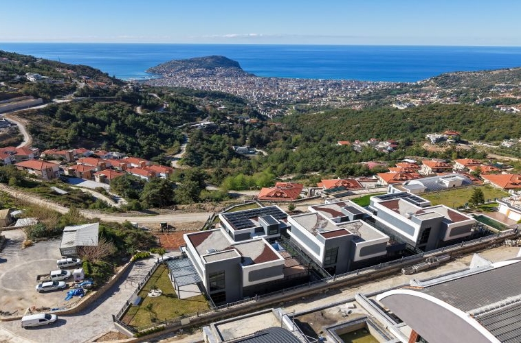3-Bedroom Sea View Villa For Sale in Tepe Alanya