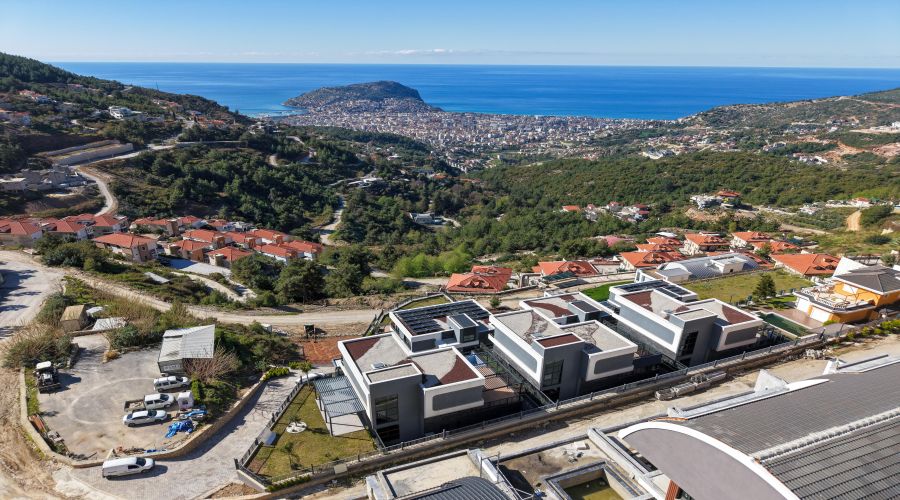 3-Bedroom Sea View Villa For Sale in Tepe Alanya
