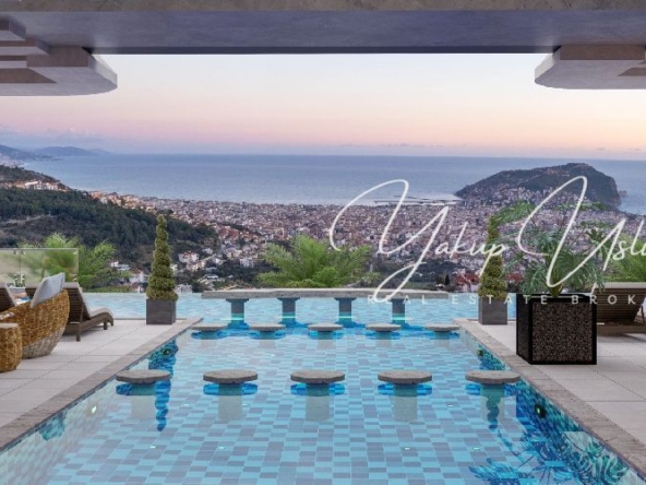 Sea View Nirvana Villa For Sale in Alanya