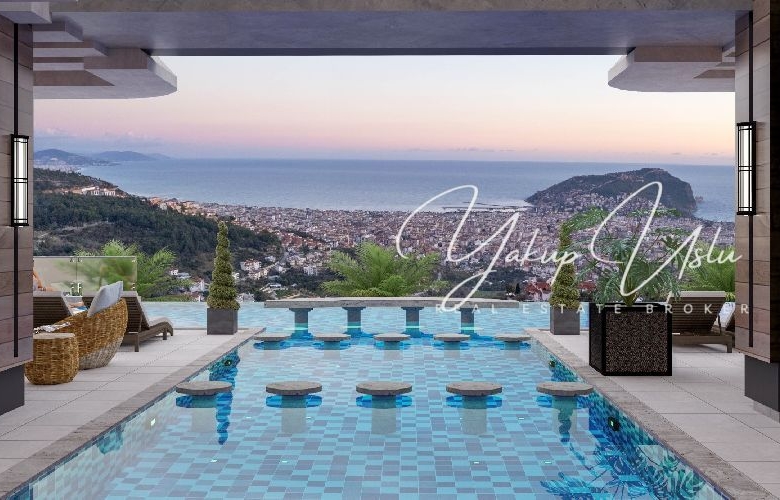Sea View Nirvana Villa For Sale in Alanya
