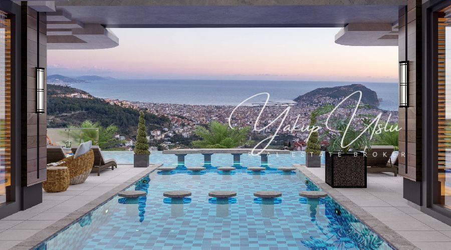 Sea View Nirvana Villa For Sale in Alanya