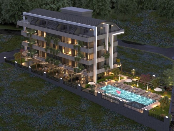 New Project  Apartment For Sale  Hasbagce Alanya