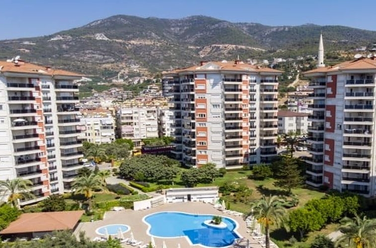 Sea View 2 Bedroom Apartment For Sale Alanya Park Cikcilli